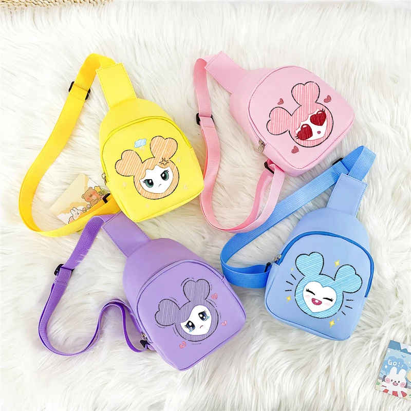 Crossbody Bag Men - Cute Cartoon Chest Bag Kpop TWICE