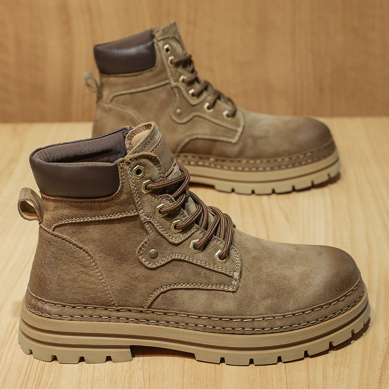 Men'S Fashion Footwear - Men's Fashion Spring Platform Boots Comfortable