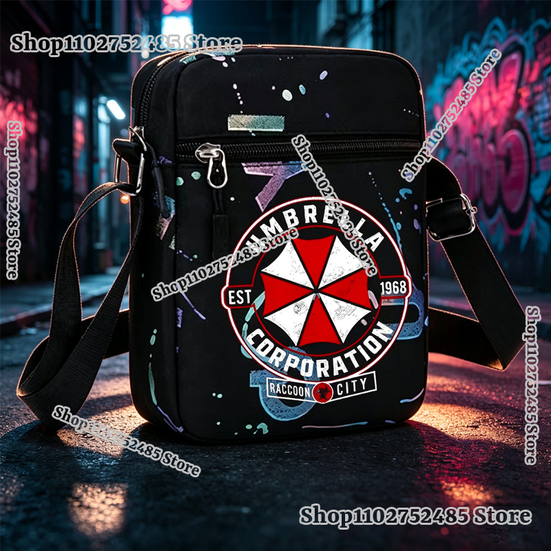 Crossbody Bag Men - Movie R-residents Evils Shoulder Bag Anime