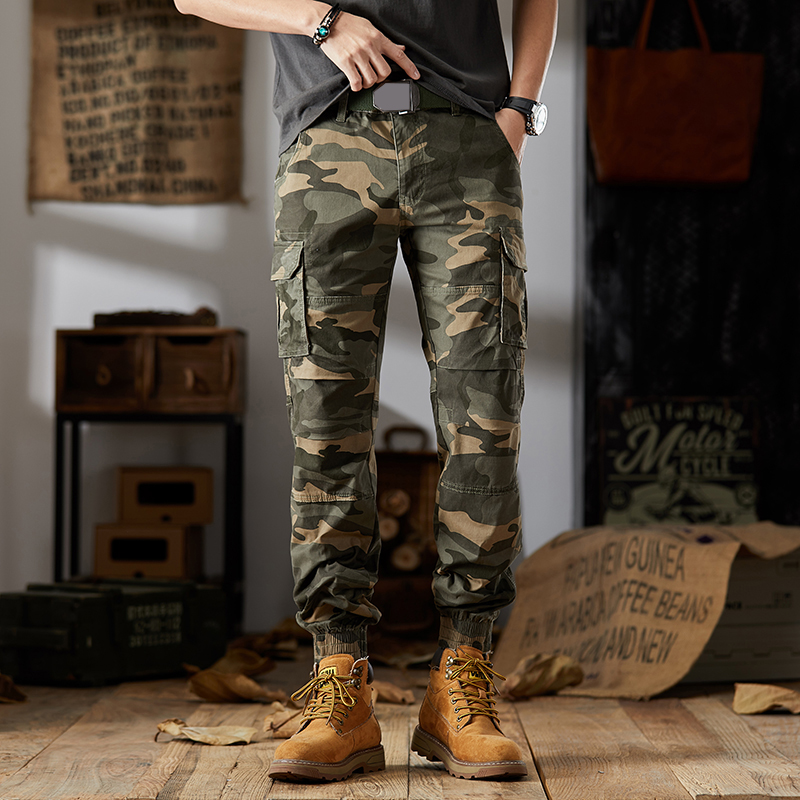 Mens Fashion Cargo Pants - KSTUN Men Camouflage Cargo Pants, Tapered