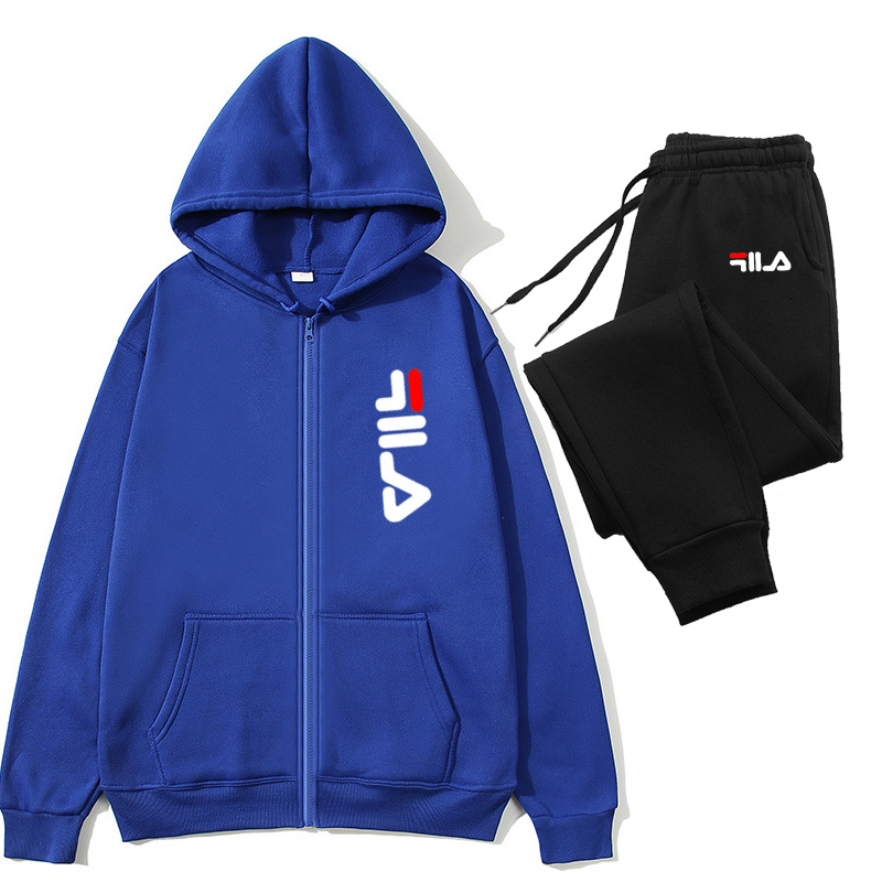 Mens Fashion Zip Up - Men's 2 Piece Tracksuit Zipper Cardigan