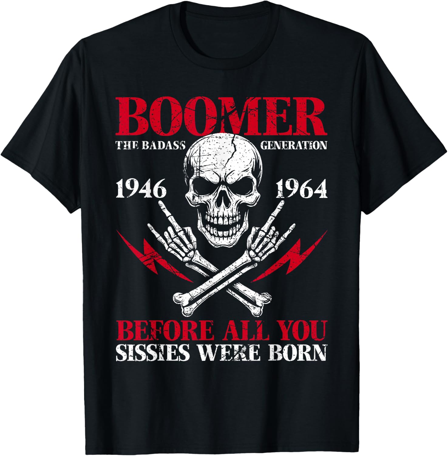 Men'S Fashion Xmas Party - Boomer Generation Badass Before All You