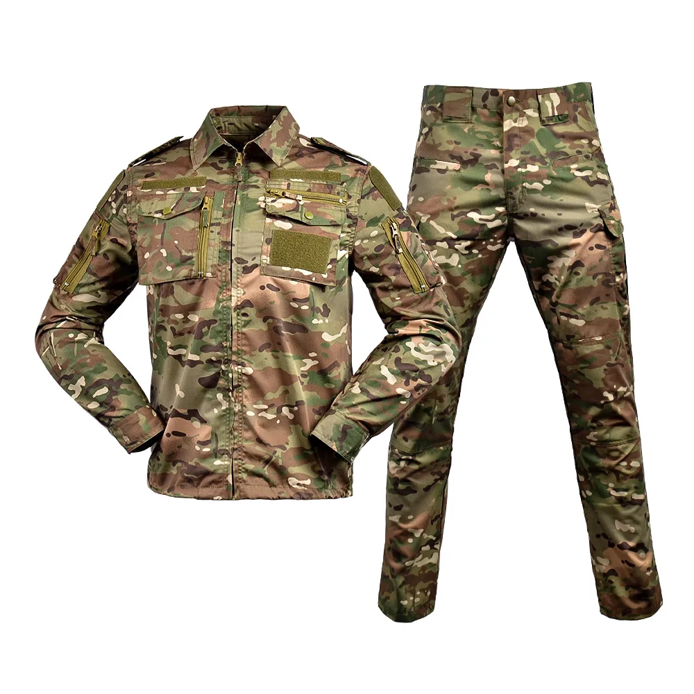 Tactical Training Uniform Set  - Mens Fashion Zip Up ulasan dan harga