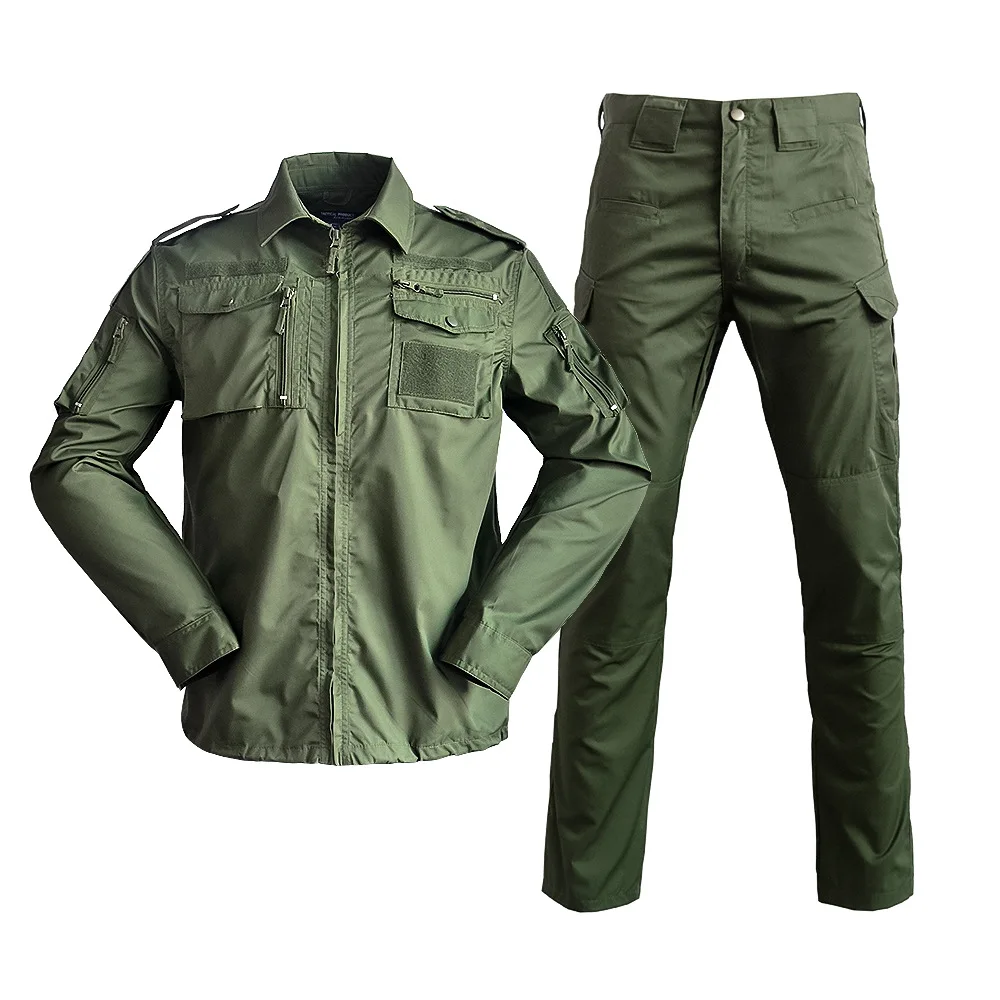 Tactical Training Uniform Set  - Mens Fashion Zip Up ulasan dan harga