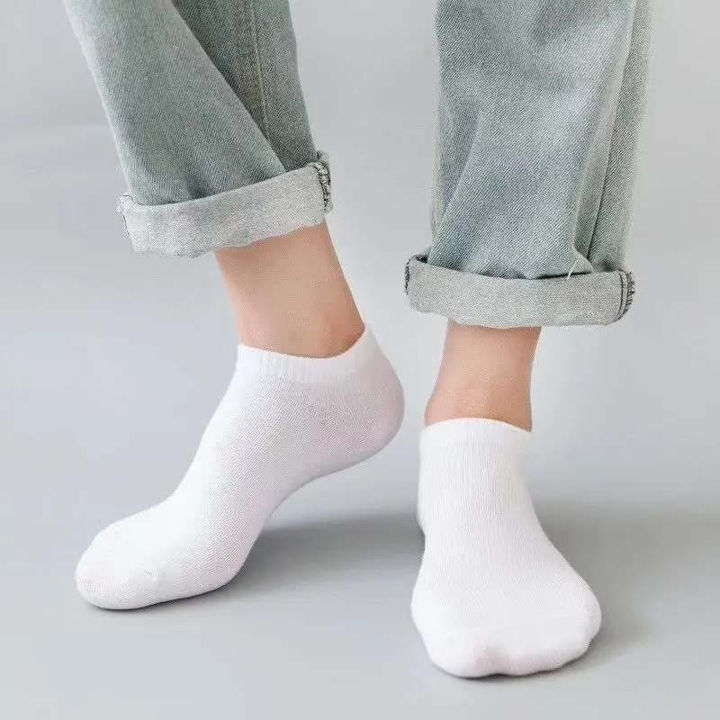 5 Pairs Unisex Casual Plain Co - Socks Ankle Men ulasan dan harga