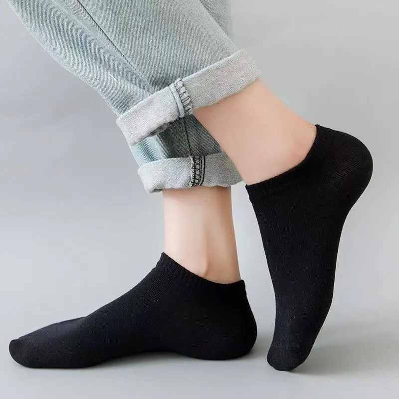 5 Pairs Unisex Casual Plain Co - Socks Ankle Men ulasan dan harga