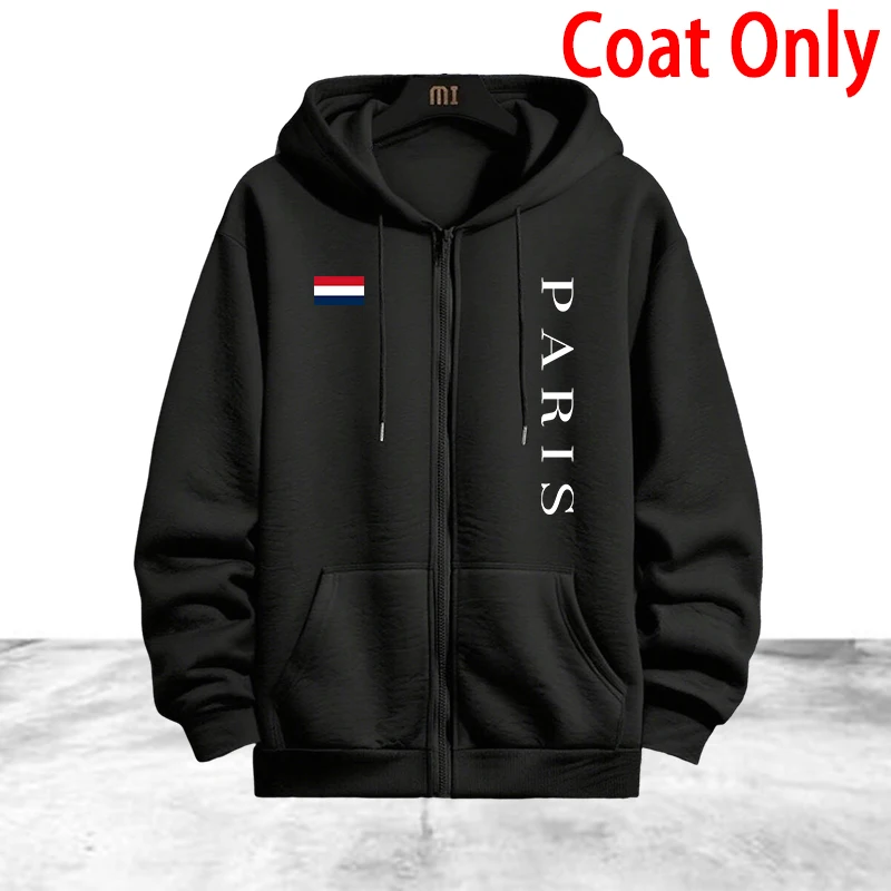 Paris Printing Men's Tracksuit - Mens Fashion Zip Up ulasan dan harga