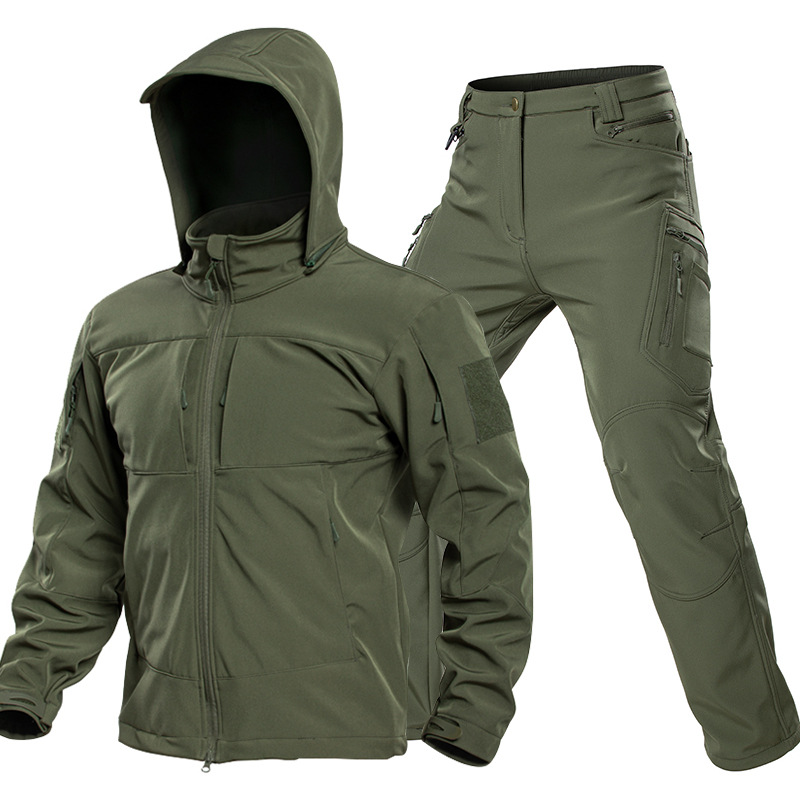 Outdoor Tactical Softshell Sui - Mens Fashion Zip Up ulasan dan harga