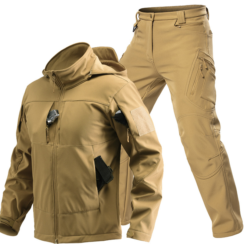 Outdoor Tactical Softshell Sui - Mens Fashion Zip Up ulasan dan harga