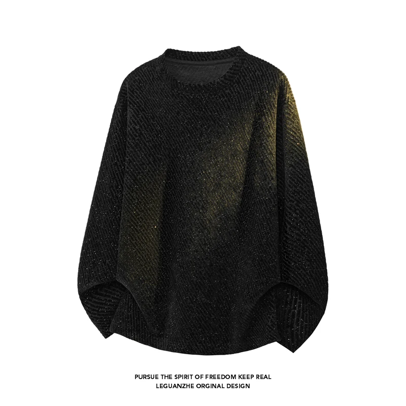 Men Diagonal Stripe Textured L - Mens Fashion Summer ulasan dan harga