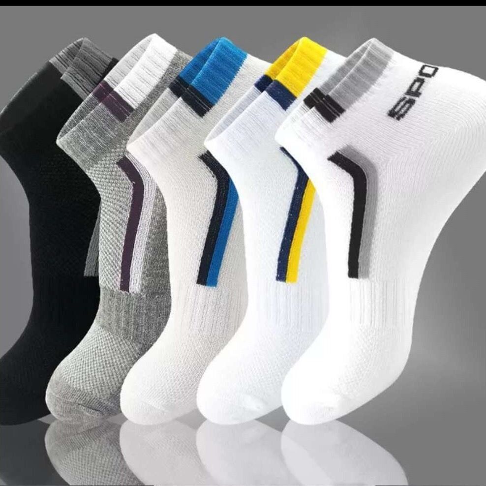 5 Pairs Men Summer Socks Trend - Socks Ankle Men ulasan dan harga