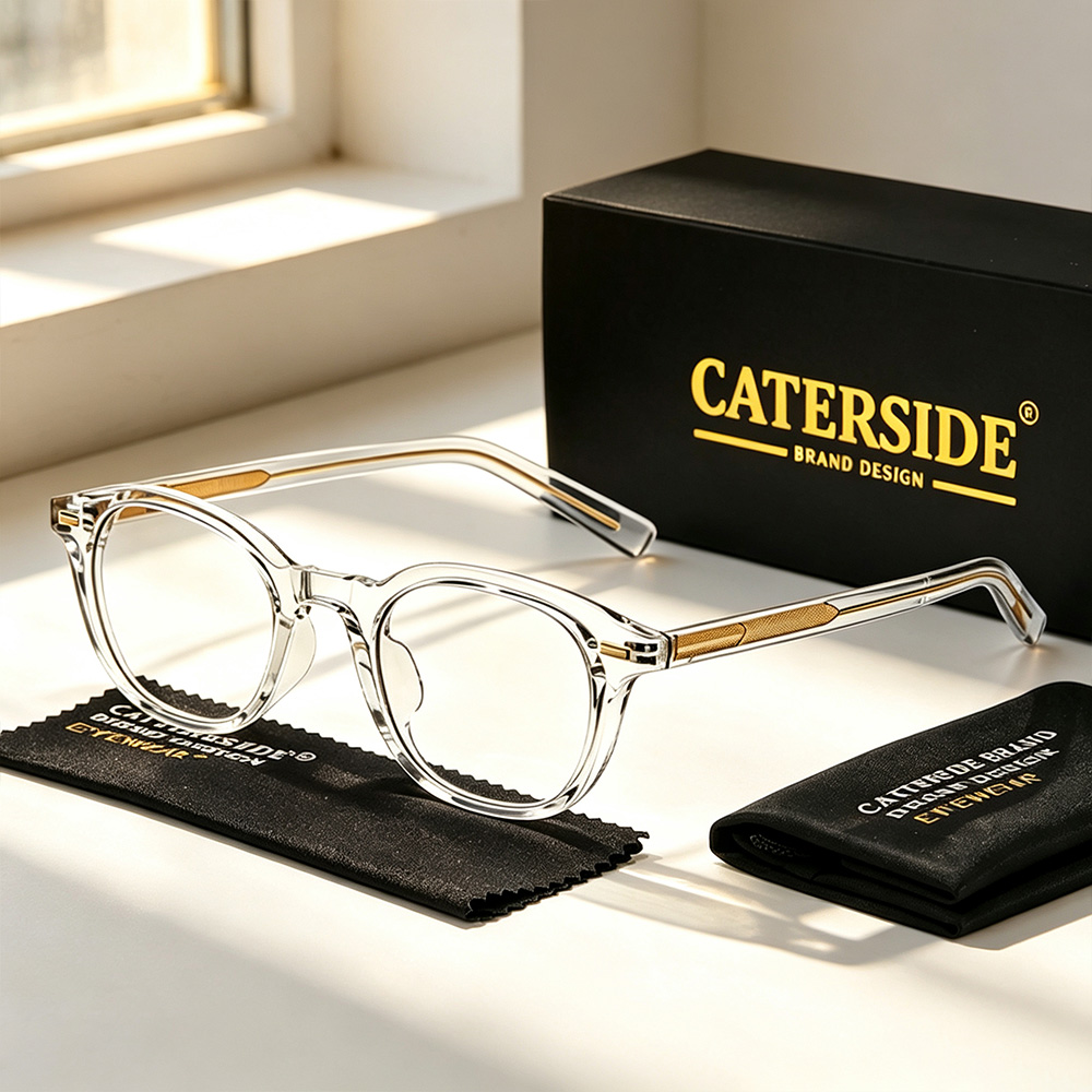 CATERSIDE Fashion Men Square A - Mens Fashion Reading Glasses ulasan dan harga