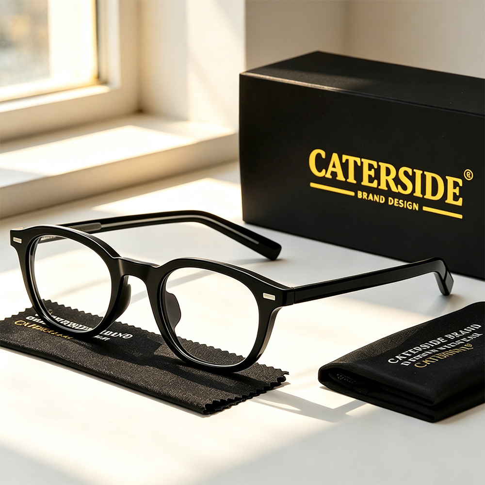 CATERSIDE Fashion Men Square A - Mens Fashion Reading Glasses ulasan dan harga