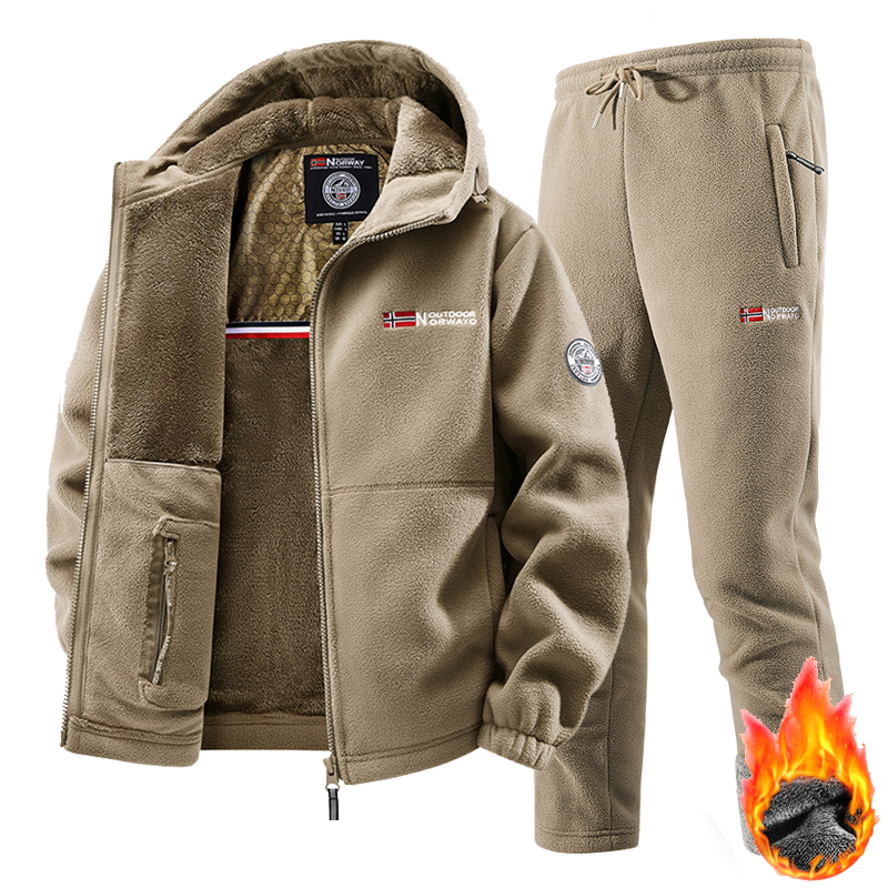 New Winter Sportswear Set Mens - Mens Fashion Zip Up ulasan dan harga