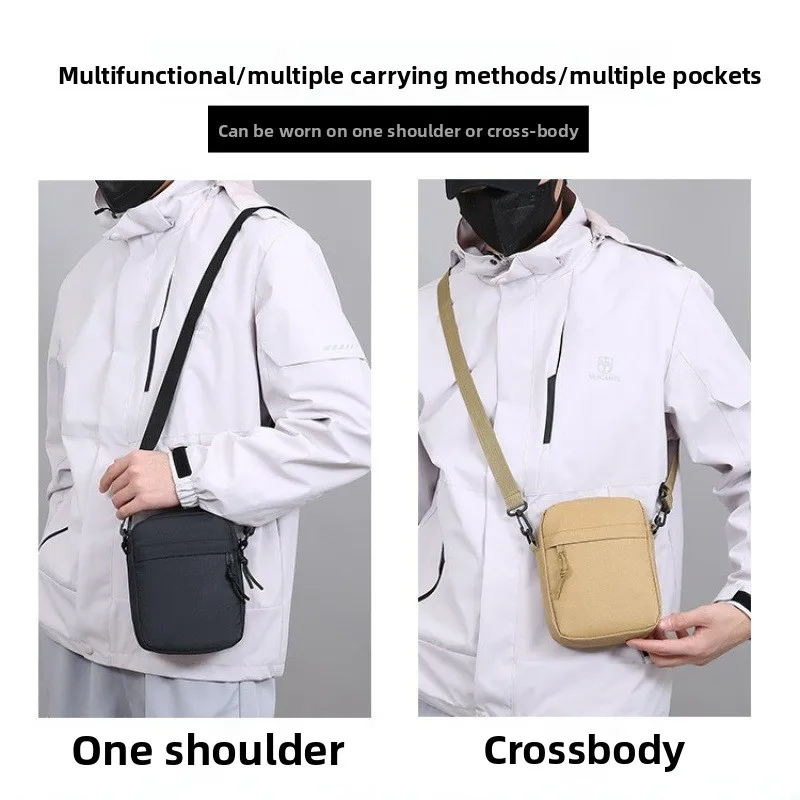 Simple Solid Color Canvas mini - Crossbody Bag Men ulasan dan harga