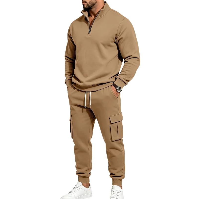 Men's Fall-Winter Two-Piece Ou - Mens Fashion Zip Up ulasan dan harga