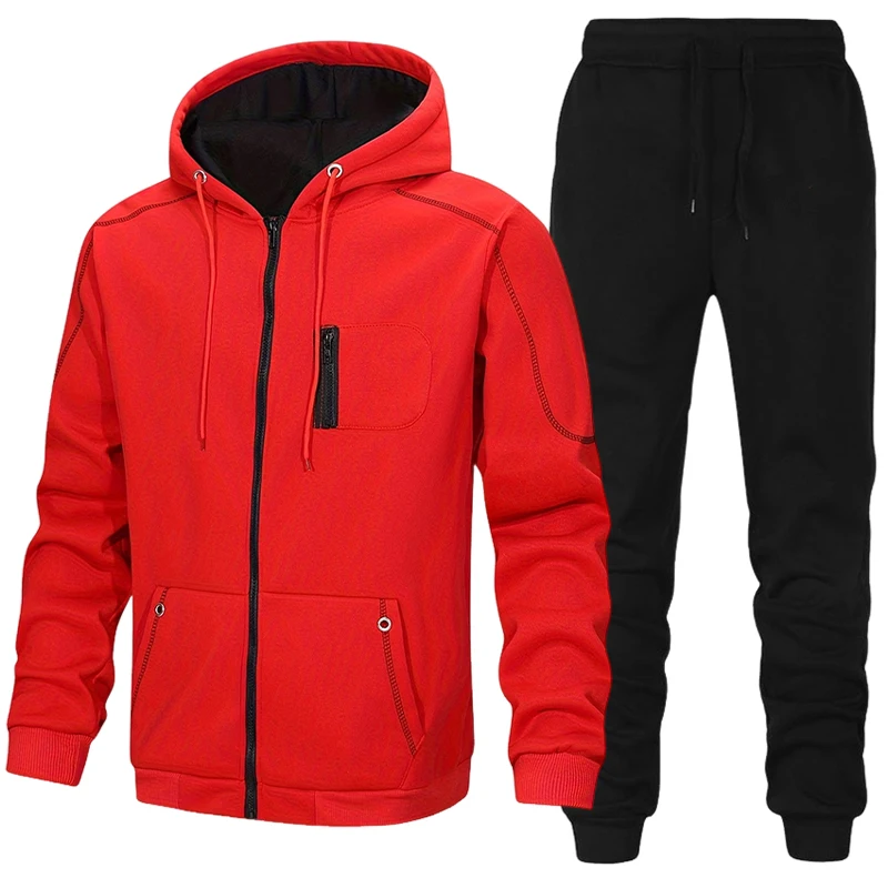 Fashion Men's Tracksuit Casual - Mens Fashion Zip Up ulasan dan harga