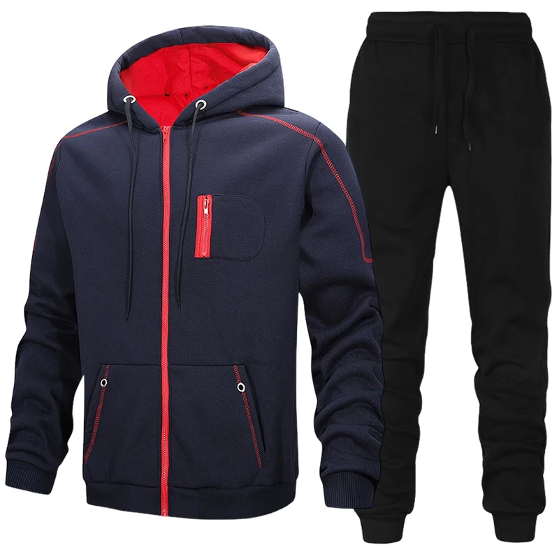 Fashion Men's Tracksuit Casual - Mens Fashion Zip Up ulasan dan harga