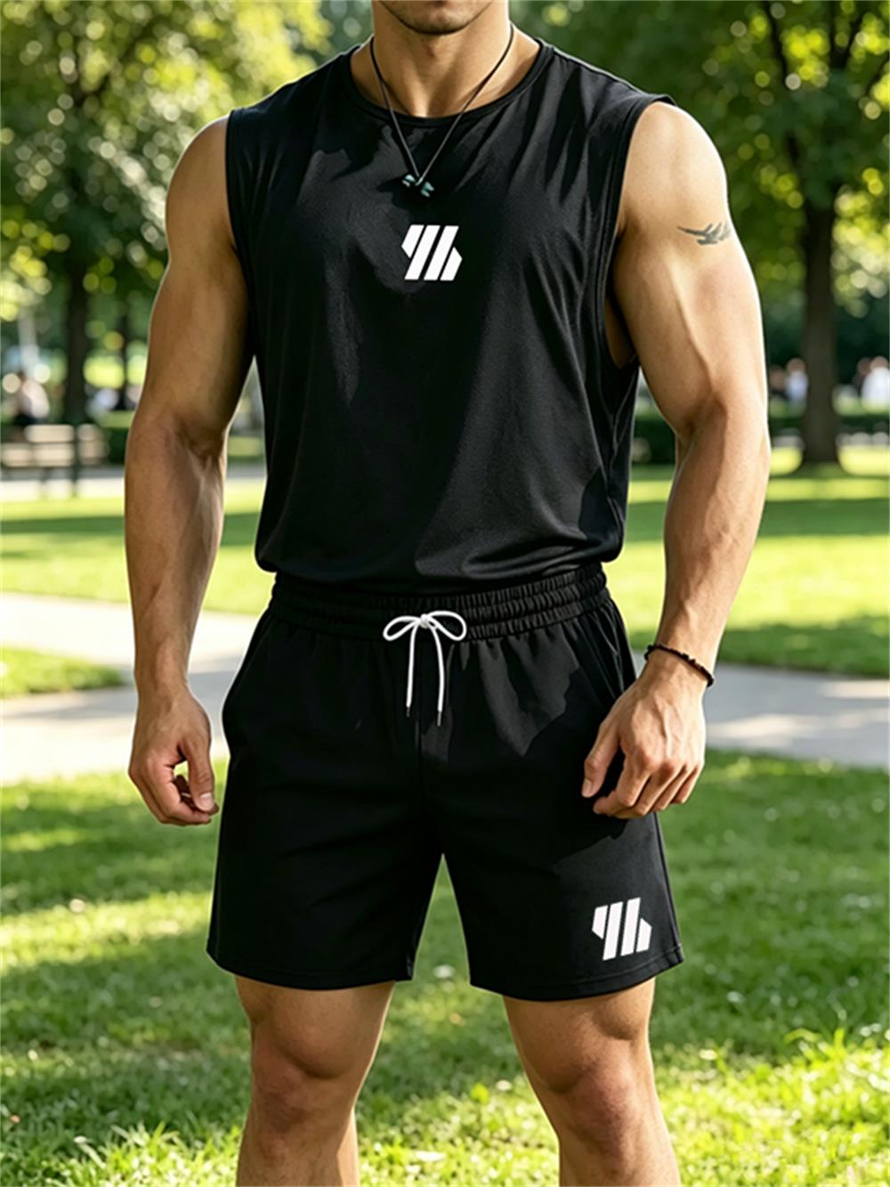 2026 new Men's Brand Vest Two- - Mens Fashion Summer ulasan dan harga