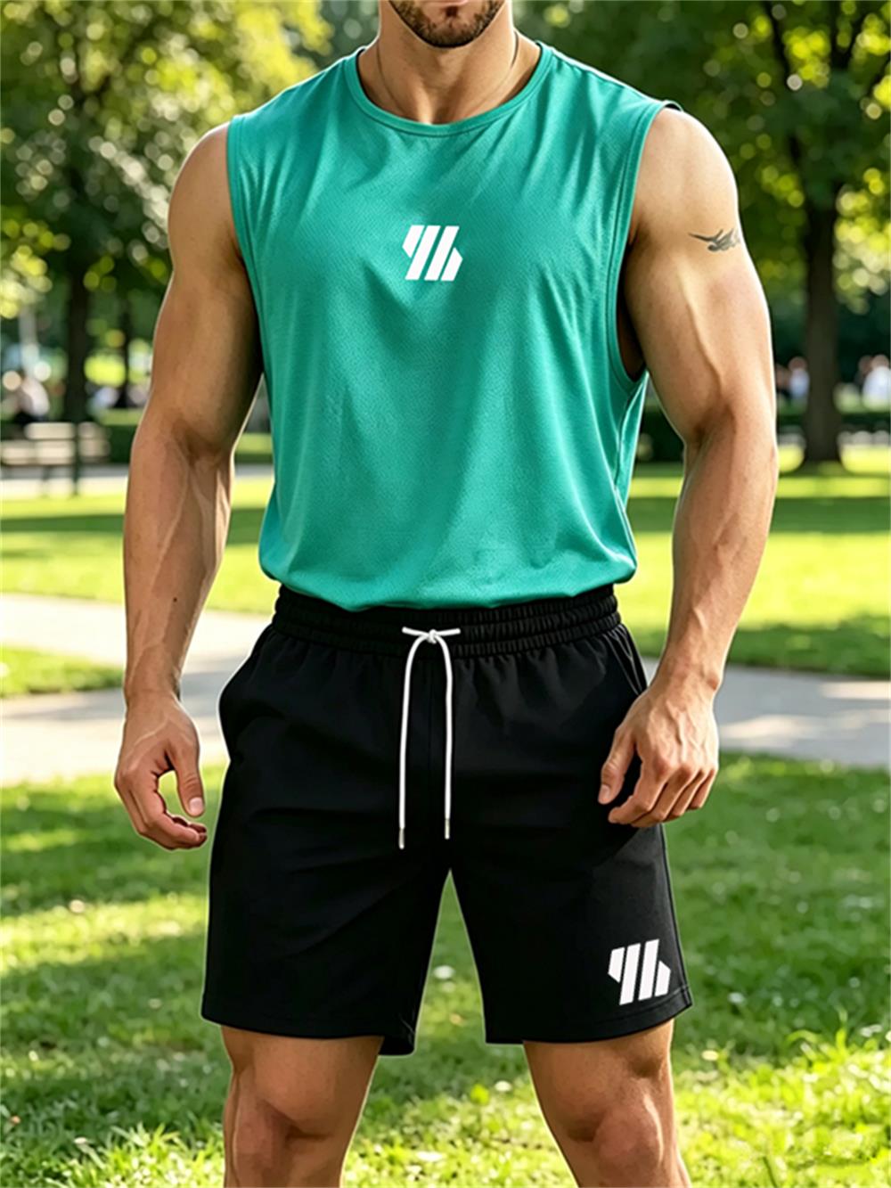 2026 new Men's Brand Vest Two- - Mens Fashion Summer ulasan dan harga