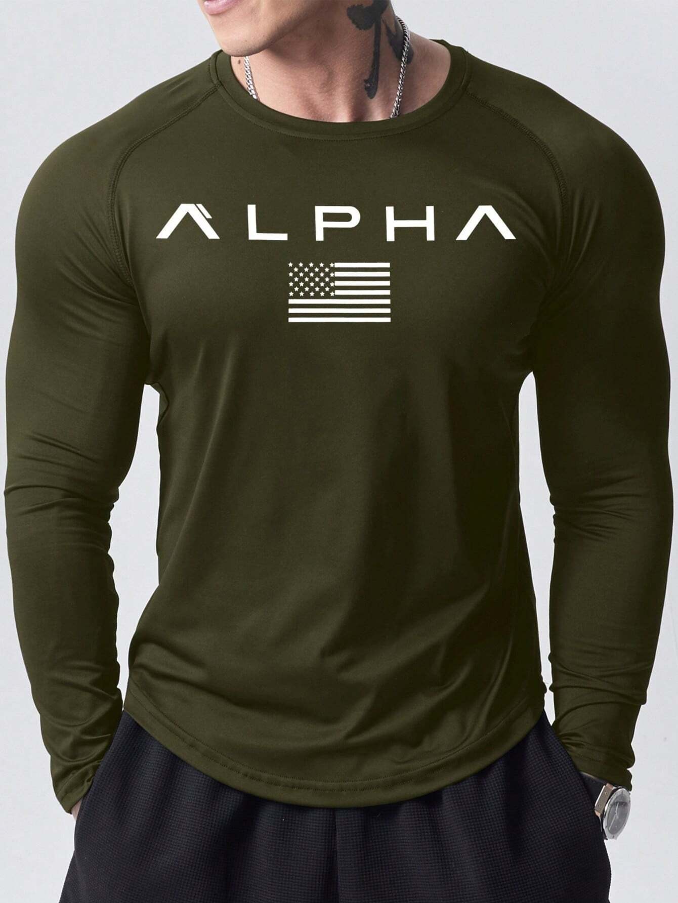 New men's long-sleeved T-shirt - Men'S Fashion Outfits ulasan dan harga