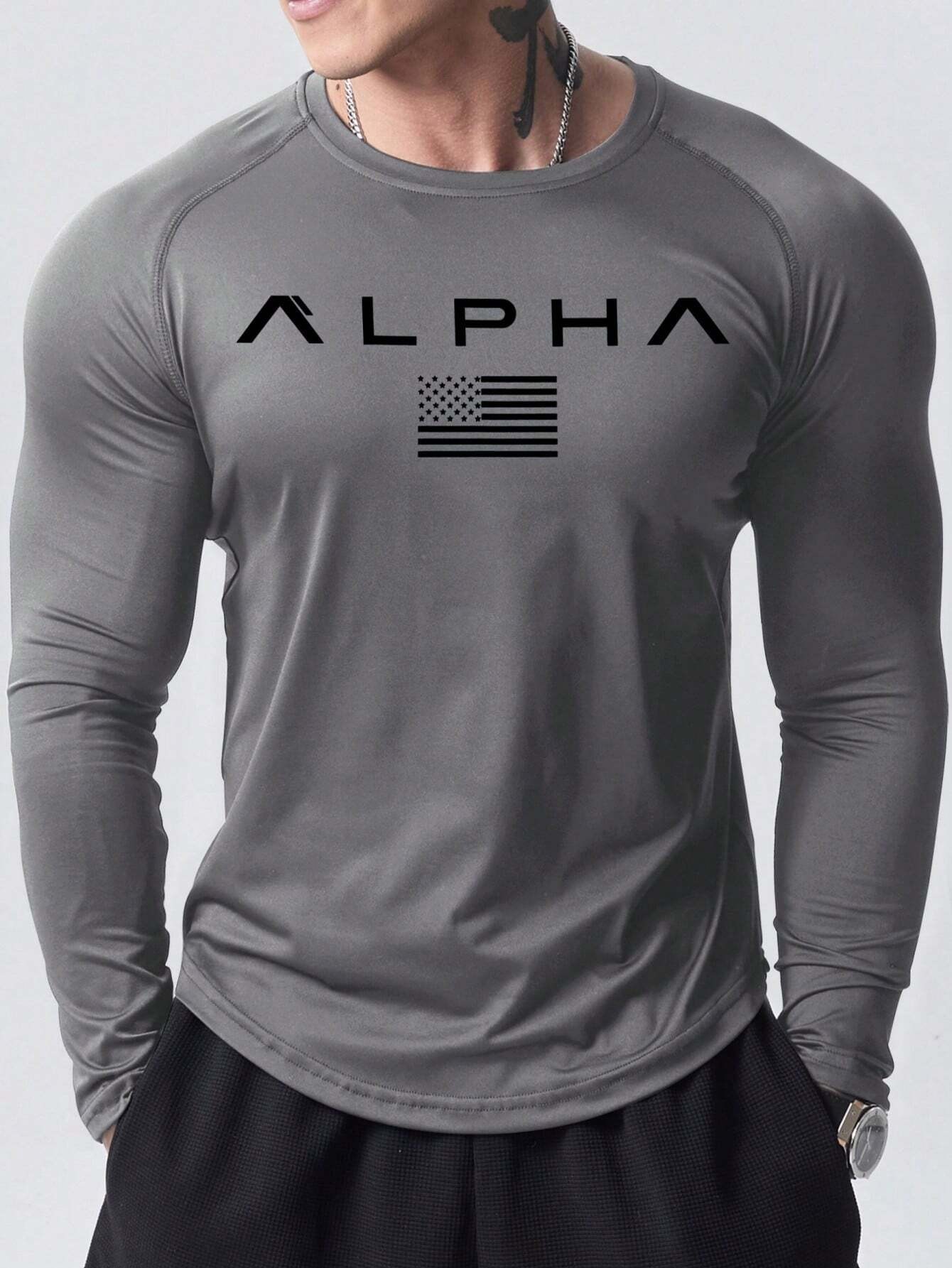 New men's long-sleeved T-shirt - Men'S Fashion Outfits ulasan dan harga