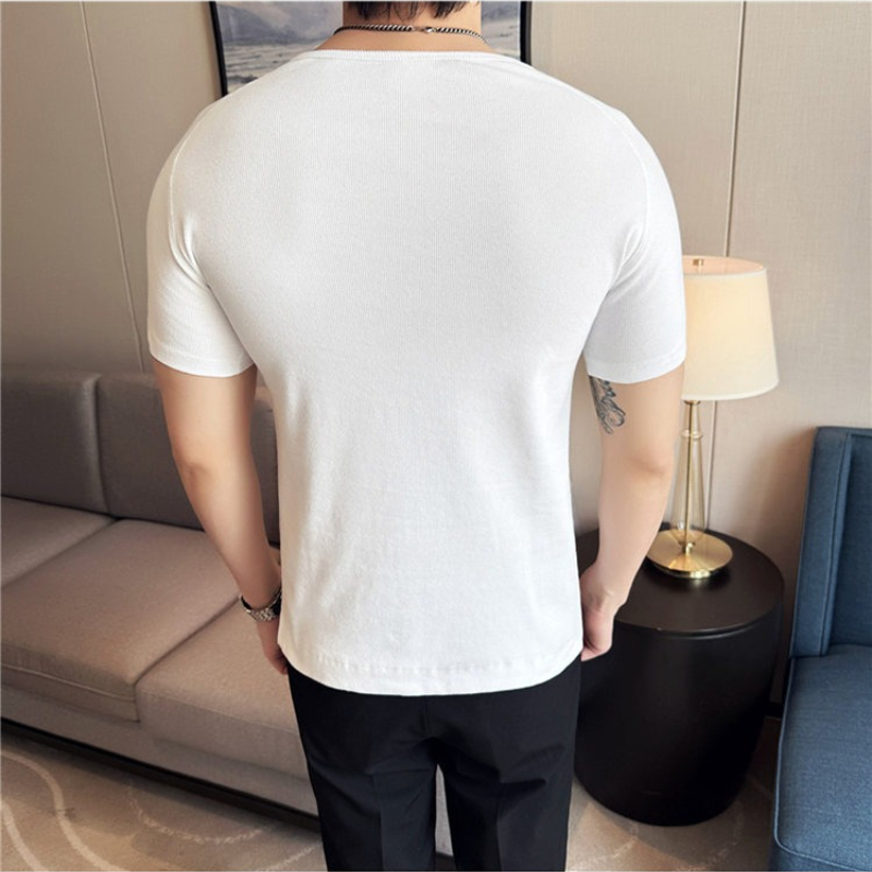 Men's Slim Fit Henley T-Shirt  - Muscle Tee Workout ulasan dan harga