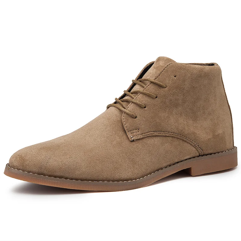 Fashion Khaki Chelsea Boots Me - Mens Fashion Dress Shoes ulasan dan harga