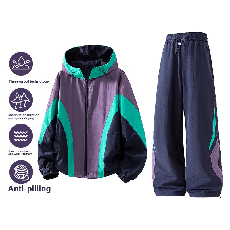 New two-piece men's spring-aut - Mens Fashion Zip Up ulasan dan harga