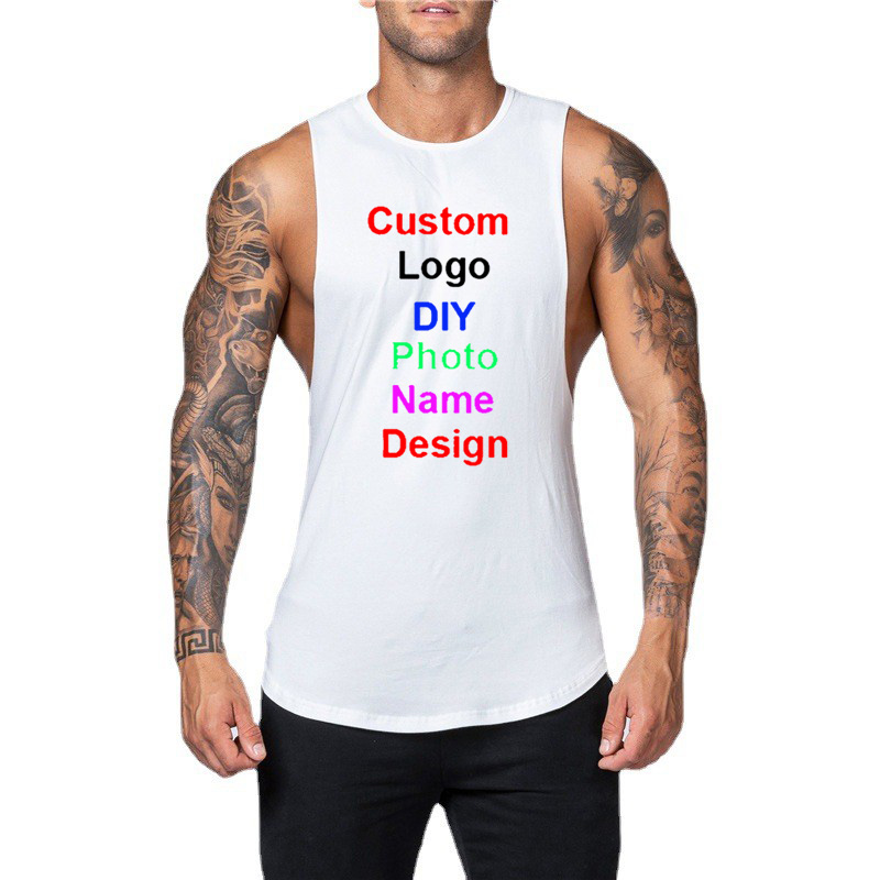 DIY Customized Logo Brand Gym  - Muscle Tee Workout ulasan dan harga