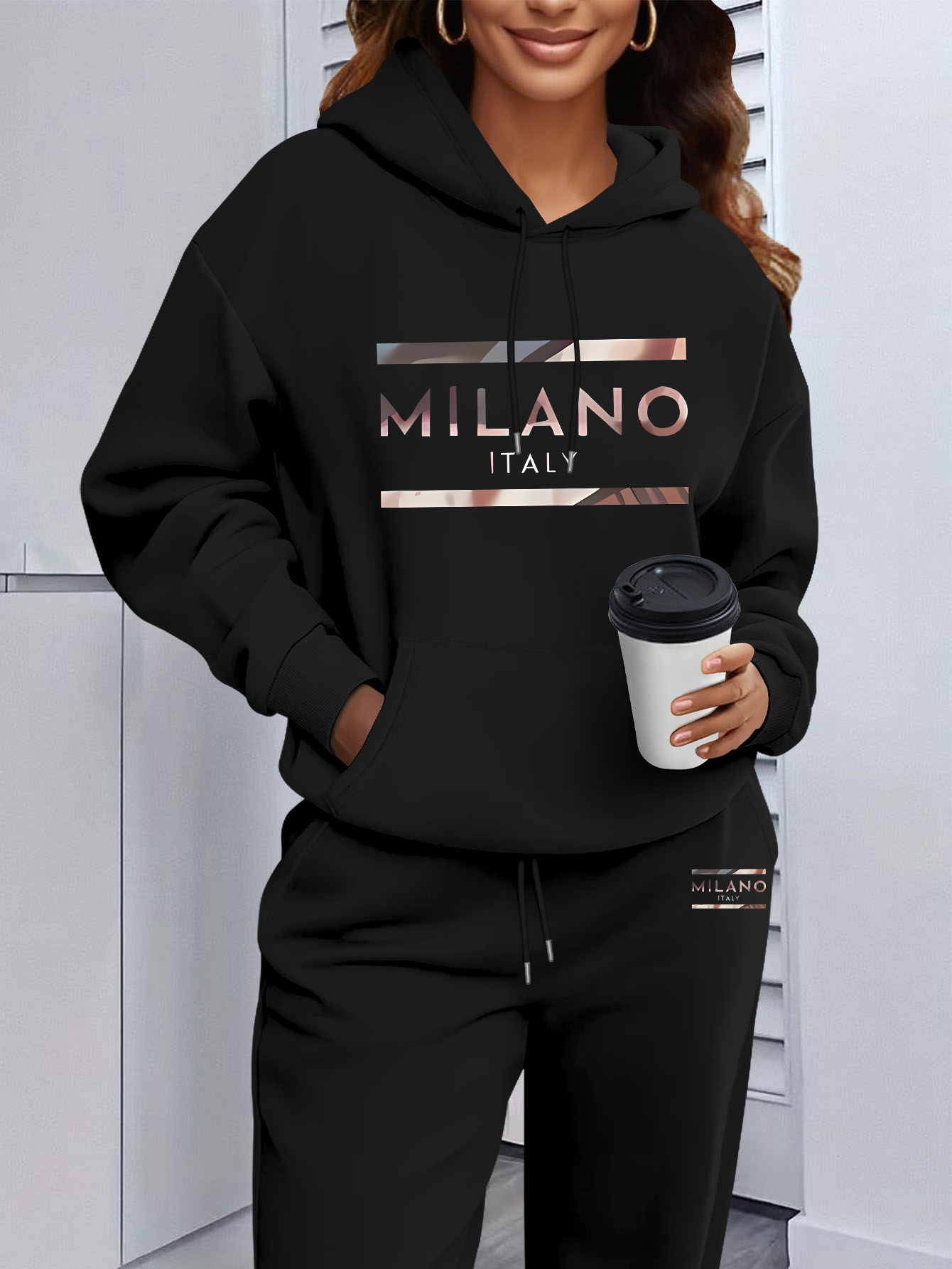 2026 Womens Print Hooded Sweat - Men'S Fashion Outfits ulasan dan harga