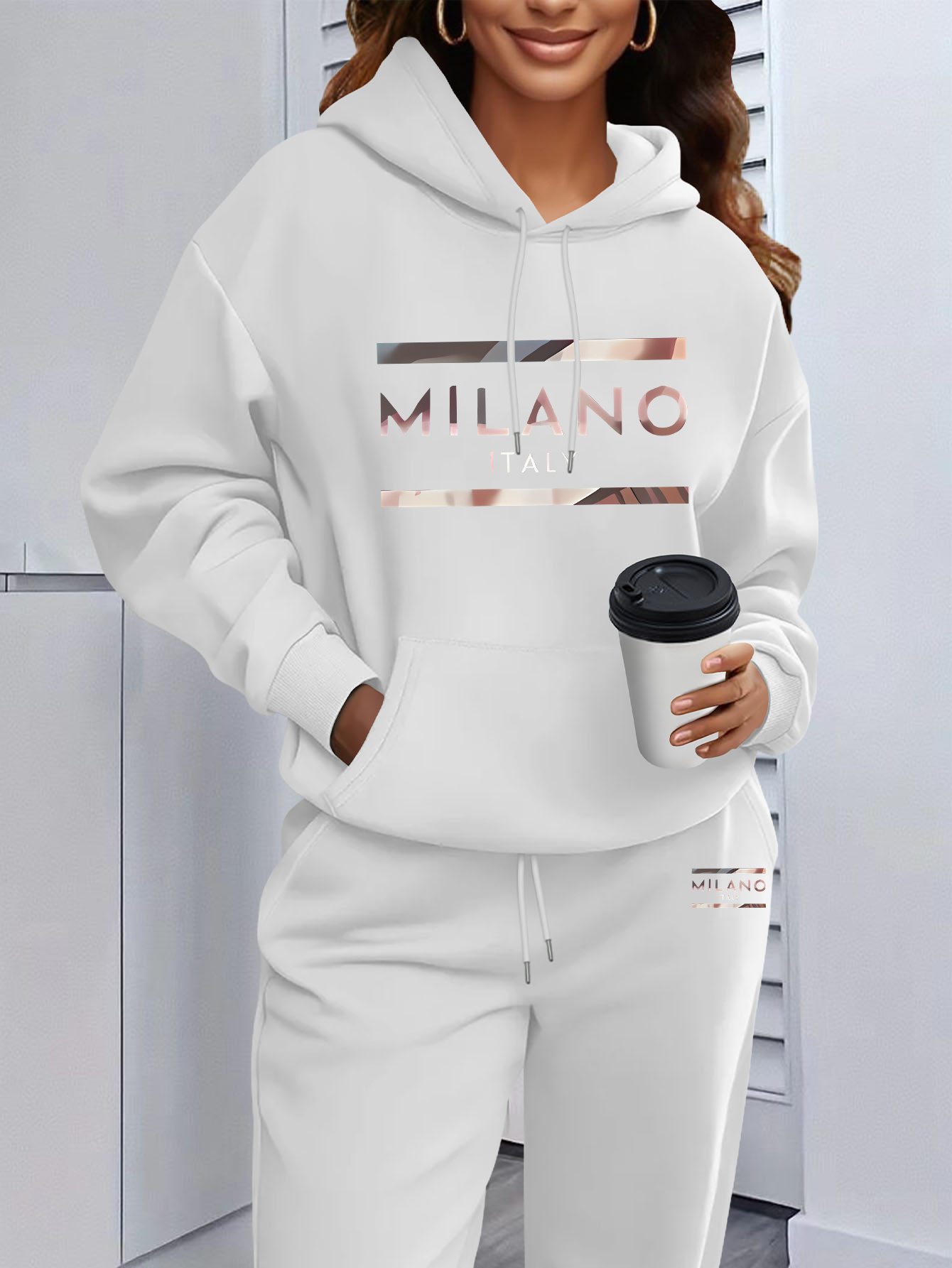 2026 Womens Print Hooded Sweat - Men'S Fashion Outfits ulasan dan harga