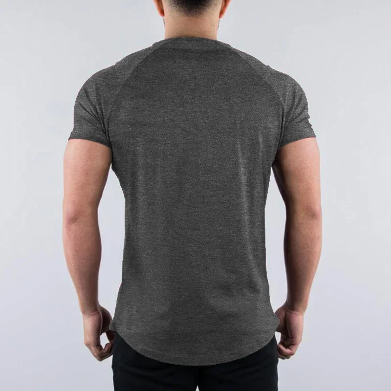 Plain Summer Cotton Breathable - Muscle Tee Workout ulasan dan harga