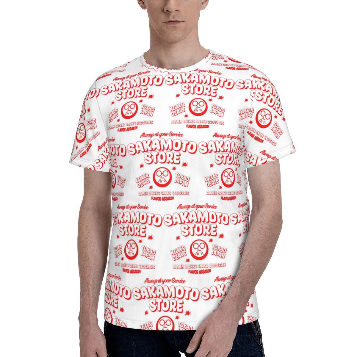 Sakamoto Days STORE T-Shirt fo - Mens Fashion Store ulasan dan harga