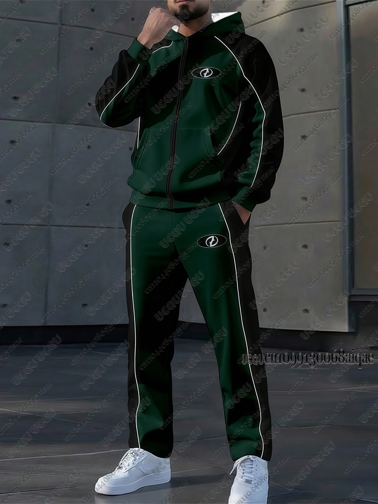 Autumn Winter New Men Tracksui - Mens Fashion Zip Up ulasan dan harga
