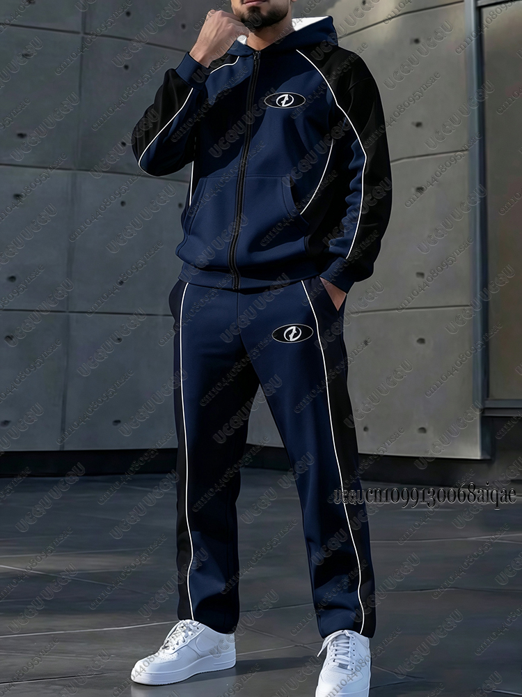Autumn Winter New Men Tracksui - Mens Fashion Zip Up ulasan dan harga