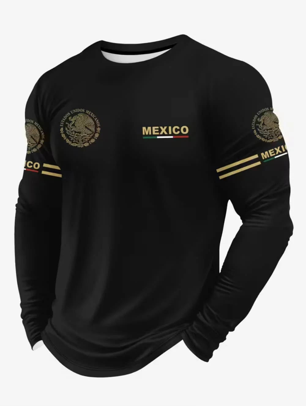 Men's Mexico Eagle Print T‑Shi - Men'S Fashion Outfits ulasan dan harga