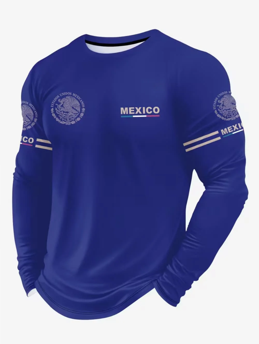 Men's Mexico Eagle Print T‑Shi - Men'S Fashion Outfits ulasan dan harga