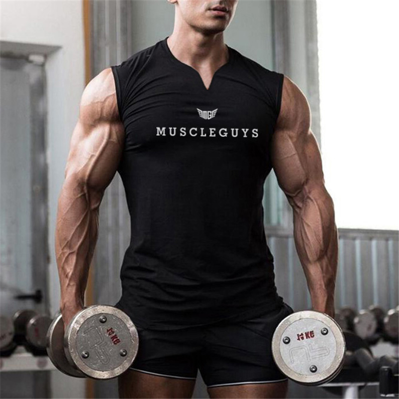 Gym Workout Breathable Men Run - Muscle Tee Workout ulasan dan harga