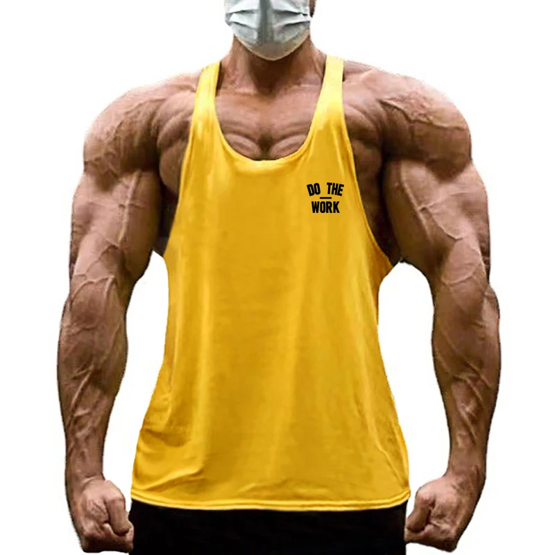 Men's Cotton Sleeveless Tees G - Muscle Tee Workout ulasan dan harga