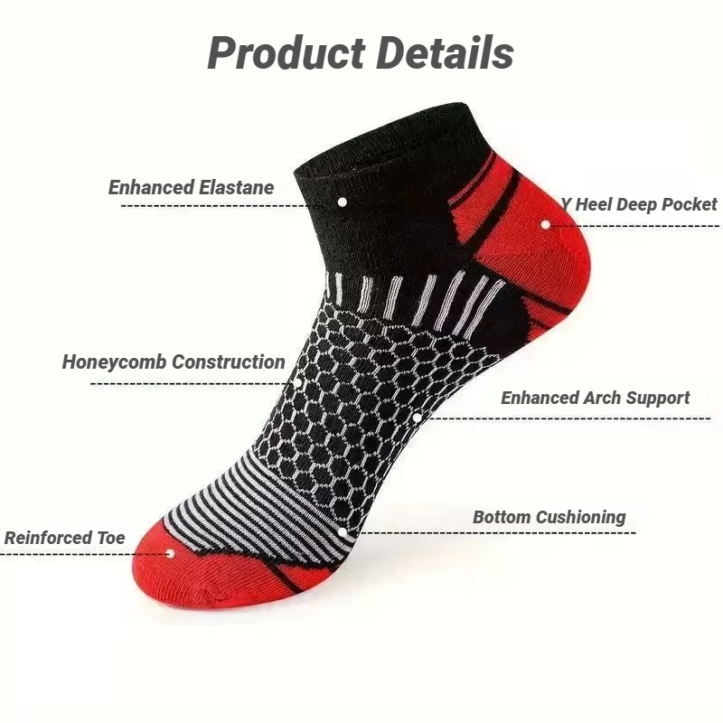 6 Pairs Men'S Short Sports Soc - Socks Ankle Men ulasan dan harga