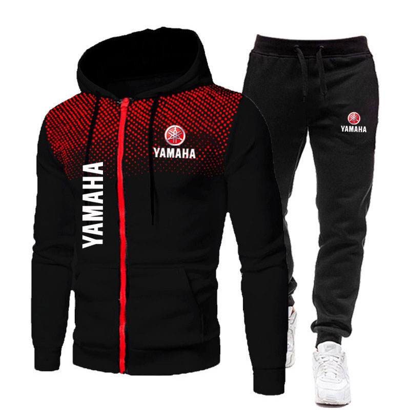 Yamaha Men's Sets Logo Print S - Mens Fashion Zip Up ulasan dan harga