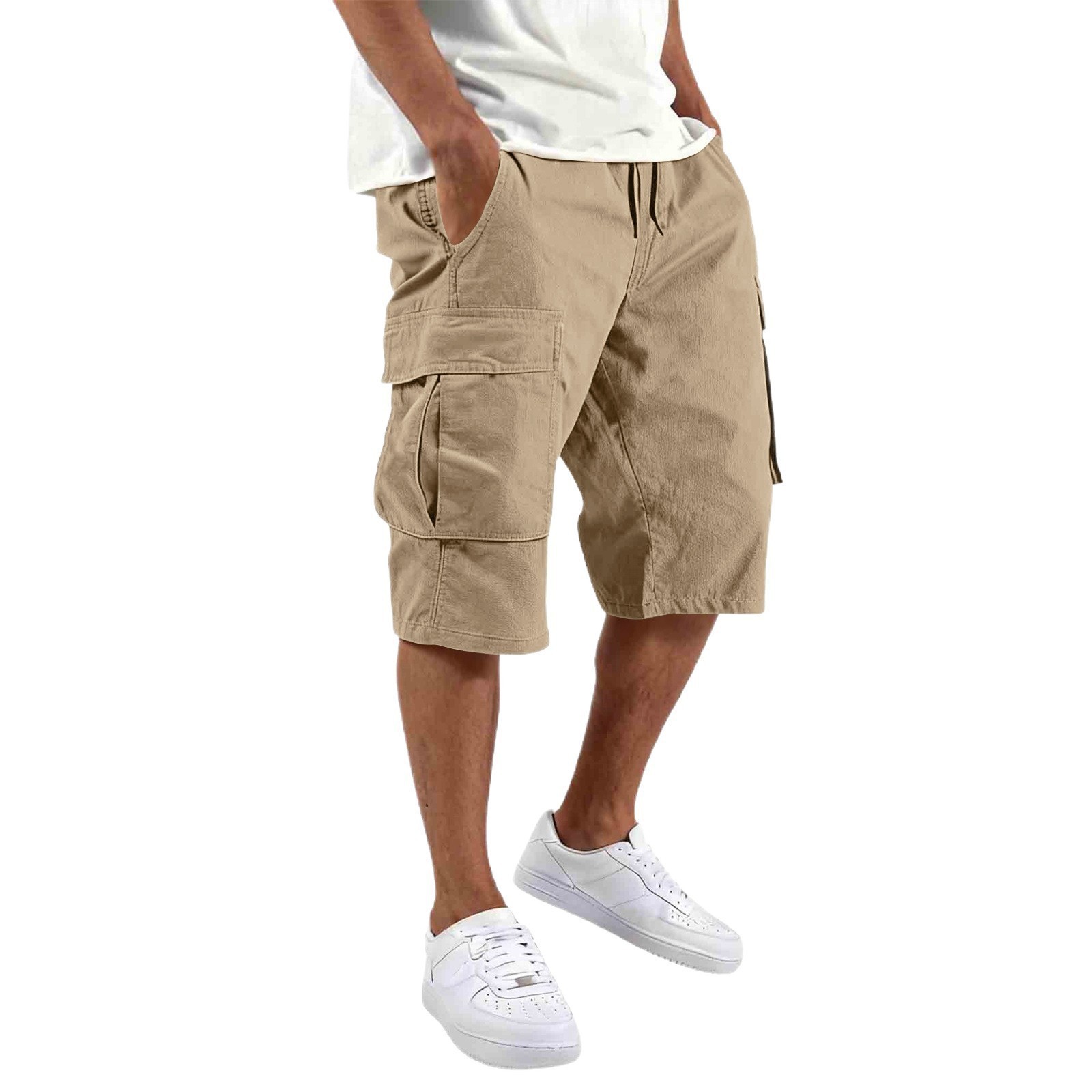 2026 Summer Men Loose Straight - Mens Fashion Cargo Pants ulasan dan harga