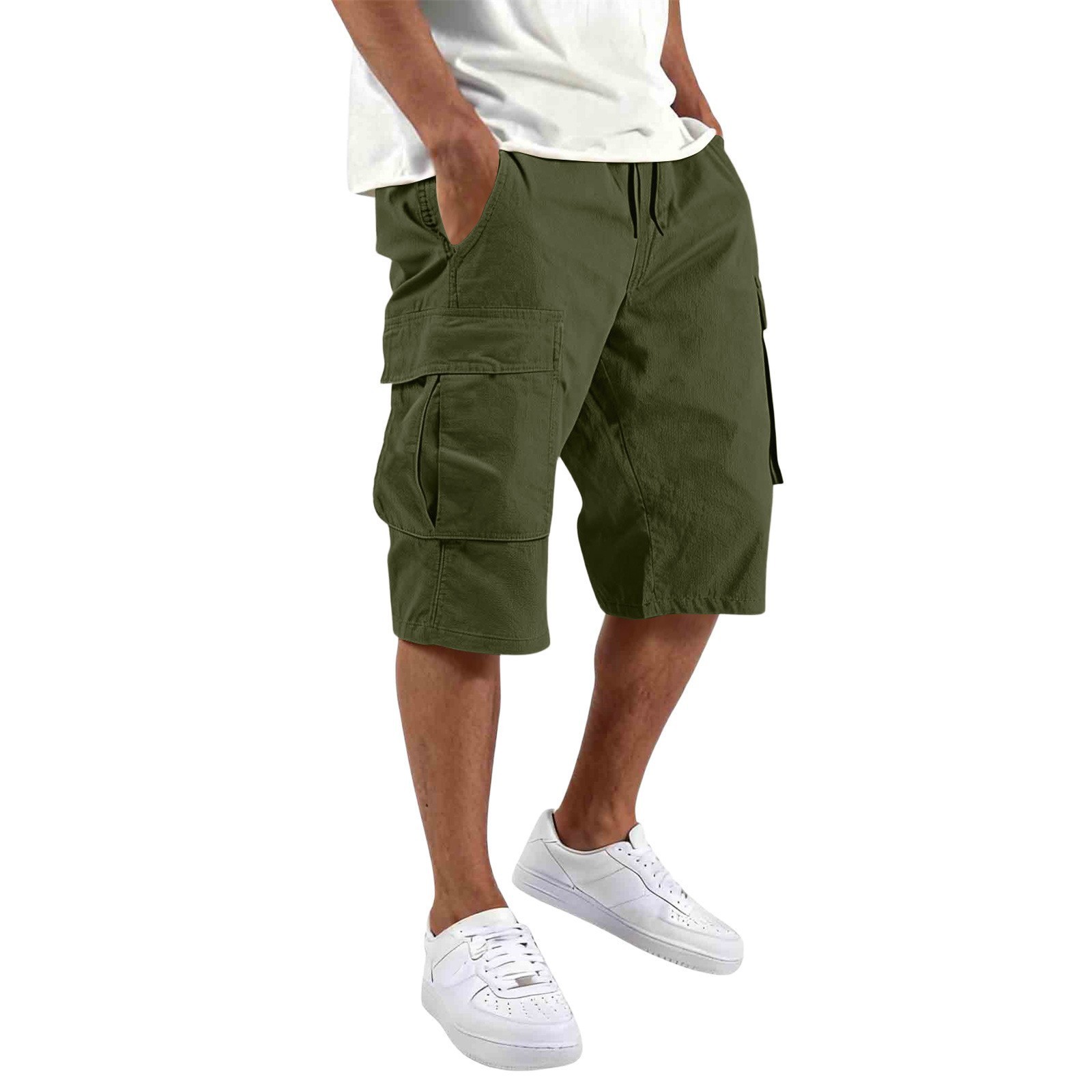 2026 Summer Men Loose Straight - Mens Fashion Cargo Pants ulasan dan harga