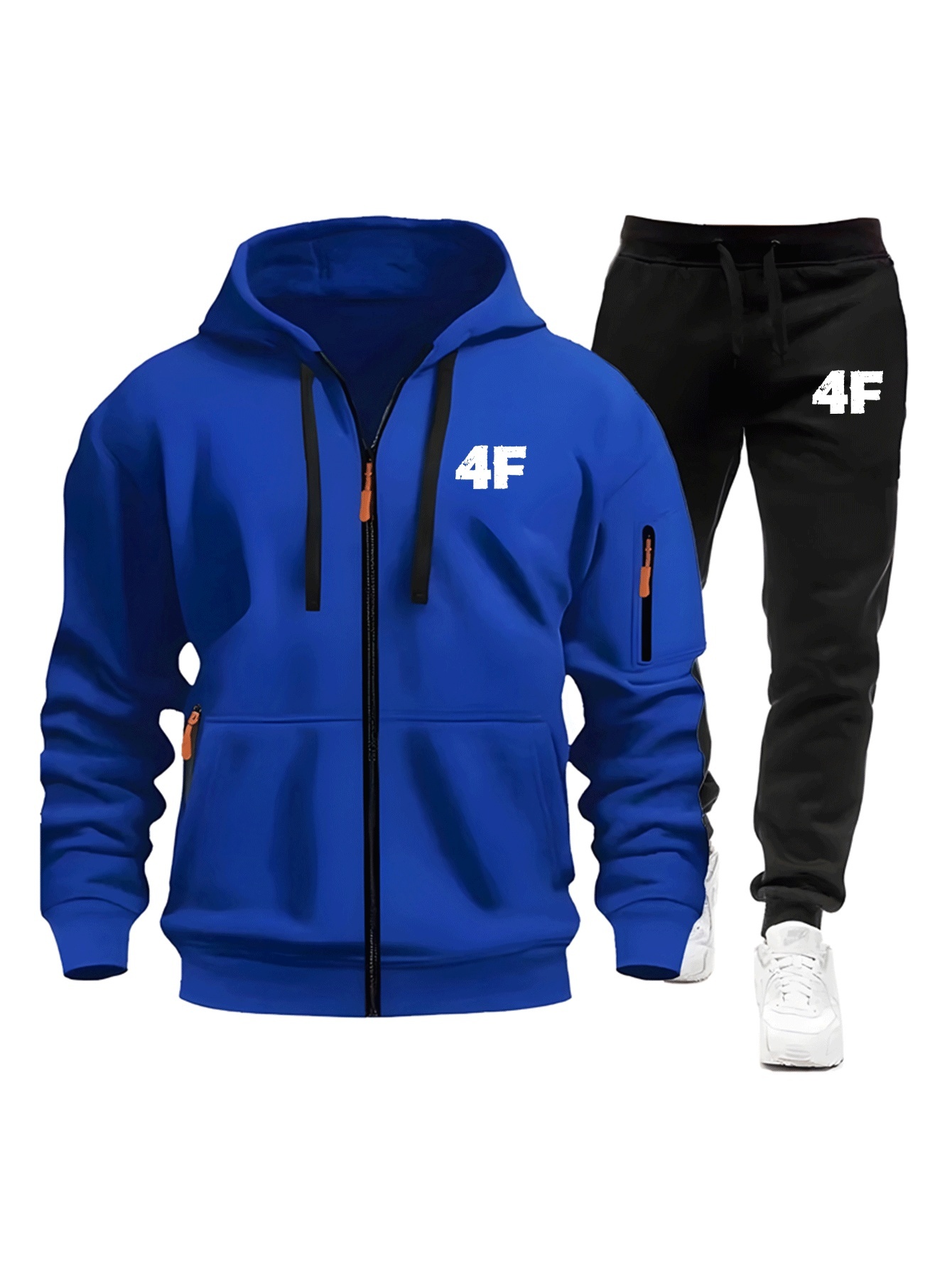 Men's Casual Jogging Tracksuit - Mens Fashion Zip Up ulasan dan harga