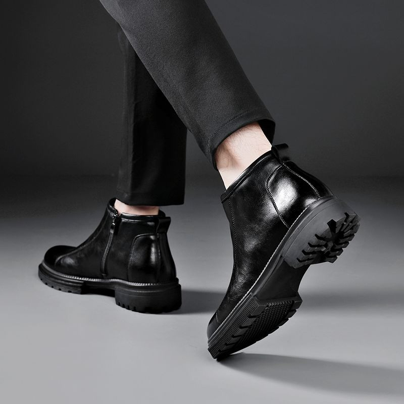 New 2026 Men Leather Slip On B - Men'S Fashion Footwear ulasan dan harga