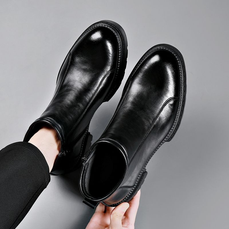 New 2026 Men Leather Slip On B - Men'S Fashion Footwear ulasan dan harga