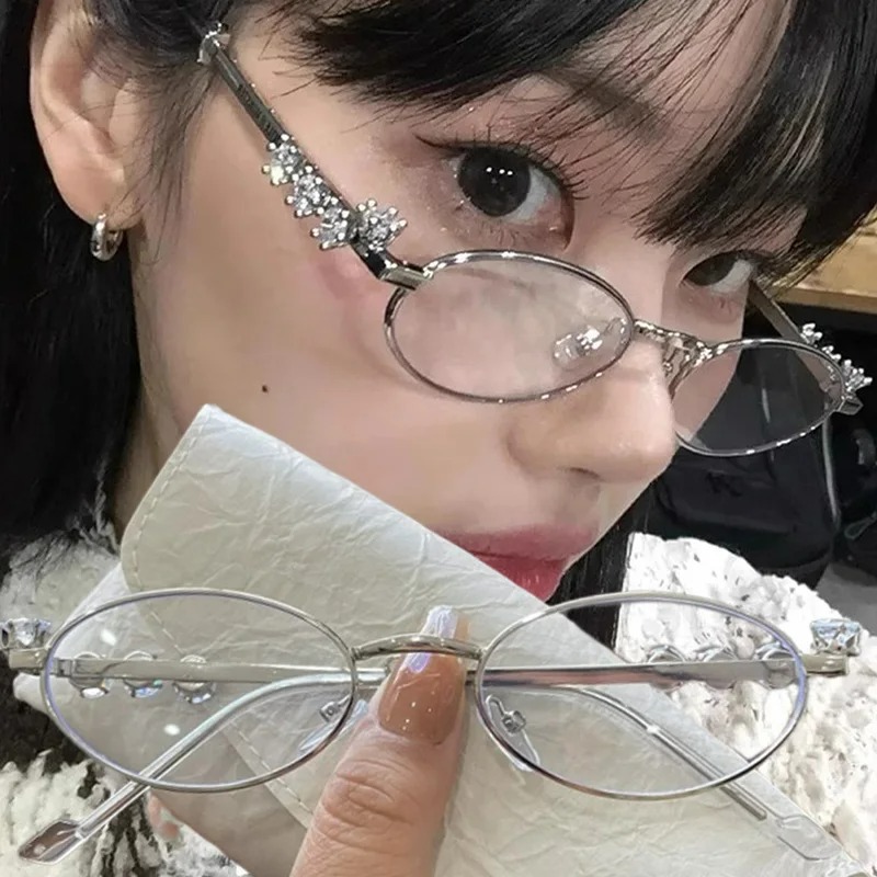 Fashion Crystal Oval Glasses F - Mens Fashion Reading Glasses ulasan dan harga