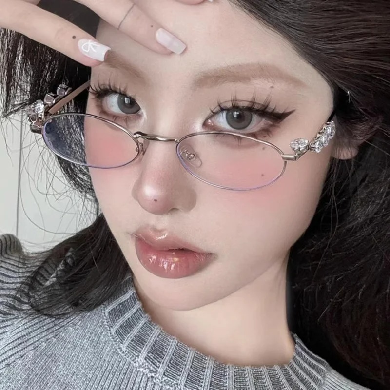 Fashion Crystal Oval Glasses F - Mens Fashion Reading Glasses ulasan dan harga