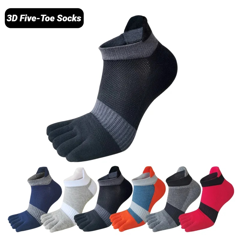 Man Toe Sport Socks Mesh Busin - Socks Ankle Men ulasan dan harga